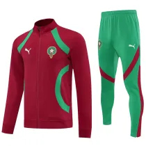 2025-26 Monaco Dark red Jacket Tracksuit