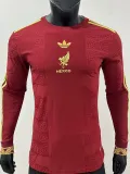 2025-26 Mexico Gold Cup Red Long Sleeve Player Version Soccer Jersey (长袖球员)