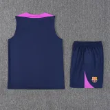 2025-26 BAR Royal blue Tank top and shorts suit