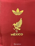 2025-26 Mexico Gold Cup Red Long Sleeve Player Version Soccer Jersey (长袖球员)