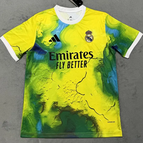 2025-26 RMA Yellow Special Edition Fans Training Shirts