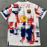 2025-26 BAR Special Edition White Red Fans Training Shirts