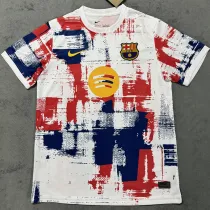 2025-26 BAR Special Edition White Red Fans Training Shirts