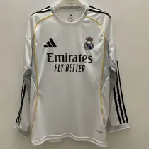 2025-26 RMA Home Long Sleeve Soccer Jersey (长袖)