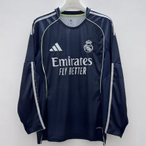 2025-26 RMA Away Long Sleeve Soccer Jersey (长袖)