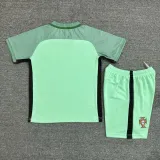 2016 Portugal Away Kids Retro Soccer Jersey