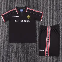 1998-1999 Man Utd Third Kids Retro Soccer Jersey
