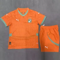 2024-25 Ivory Coast Home Kids Soccer Jersey