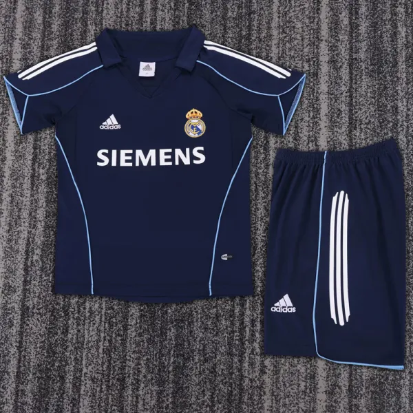 2005-2006 RMA Away Kids Retro Soccer Jersey