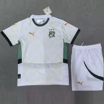 2024-25 Ivory Coast Away Kids Soccer Jersey