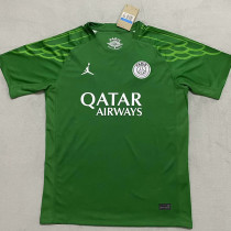 2024-25 PSG Green Goalkeeper Fans Soccer Jersey