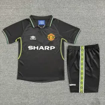 1998 Man Utd Third Kids Retro Soccer Jersey