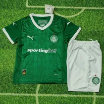 2025-26 Palmeiras Home Kids Soccer Jersey