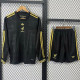2025-26 Mexico Gold Cup Black Long Sleeve Kids Soccer Jersey (长袖)