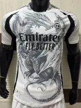 2025-26 RMA White Special Edition Player Version Soccer Jersey *三叶草龙