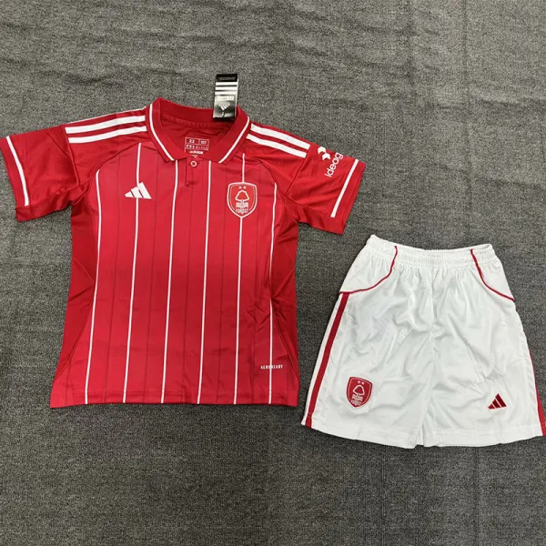 2025-26 Nottingham Forest Red Kids Soccer Jersey