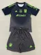 2025-26 Tigres UANL Black GoalKeeper Kids Soccer Jersey