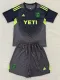 2025-26 Austin FC Black GoalKeeper Kids Soccer Jersey