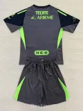 2025-26 Tigres UANL Black GoalKeeper Kids Soccer Jersey