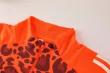 2025 AD Orange Half Pull Tracksuit #AB08 (半拉链)