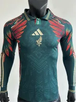 2025-26 Mexico Green Special Edition Long Sleeve Player Version Soccer Jersey (长袖球员)