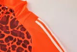 2025 AD Orange Half Pull Tracksuit #AB08 (半拉链)