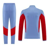 2024-25 Cruzeiro Blue grey Half Pull Tracksuit (半拉链)