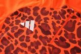 2025 AD Orange Half Pull Tracksuit #AB08 (半拉链)