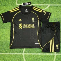2025-26 LIV Black Kids Soccer Jersey