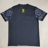 2025-26 Brazil Black Red Special Edition Fans Soccer Jersey
