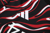 2025-26 Man Utd Black red Training Short Suit