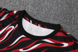 2025-26 Man Utd Black red Training Short Suit