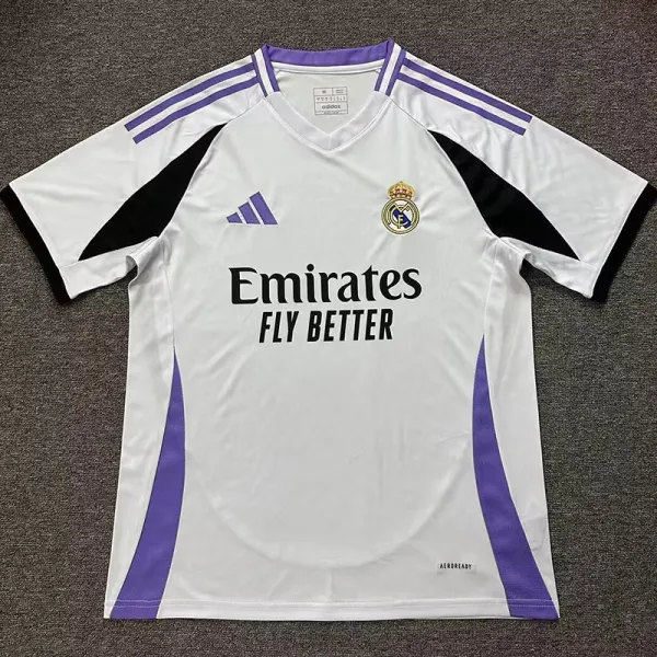 2025-26 RMA White Purple Fans Training Shirts