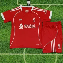 2025-26 LIV Red Kids Soccer Jersey