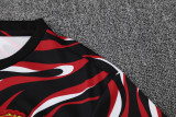 2025-26 Man Utd Black red Training Short Suit