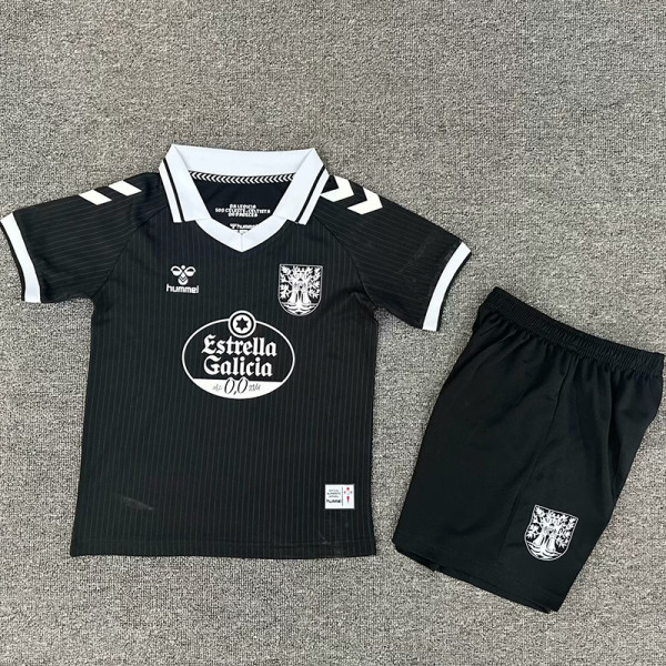 2025-26 Celta 100th Anniversary Black Kids Soccer Jersey