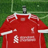 2025-26 LIV Red Kids Soccer Jersey
