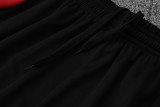 2025-26 Man Utd Black red Training Short Suit