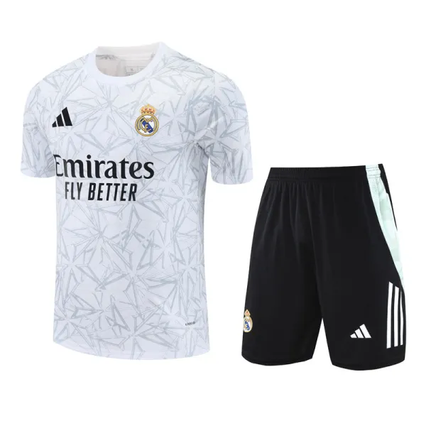 2025-26 RMA White Training Short Suit