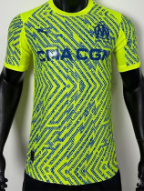 2025-26 Marseille Fluorescent Green Special Edition Player Version Training shirts