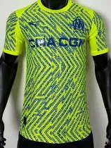 2025-26 Marseille Fluorescent Green Special Edition Player Version Training shirts