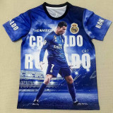 2025-26 RMA RONALDO #7 Blue Special Edition Fans Soccer Jersey