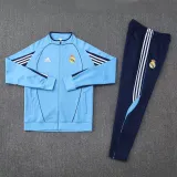 2025-26 RMA Lake blue Jacket Tracksuit #F05