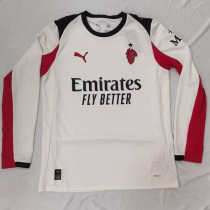 2025-26 ACM White Long Sleeve Soccer Jersey (长袖)