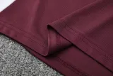 2025-26 Bayern Brown Red Polo Tracksuit