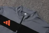 2025 AD Grey Half Pull Tracksuit #07(半拉链)