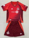 2025-26 Toronto FC Home Kids Soccer Jersey (带章)