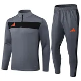 2025 AD Grey Half Pull Tracksuit #07(半拉链)