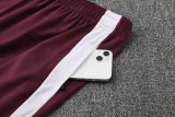 2025-26 Bayern Brown Red Polo Tracksuit