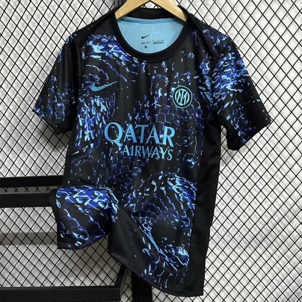 2025-26 INT Blue Black Special Edition Fans Soccer Jersey